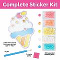 Bubble Gems Super Sticker - Ice Cream